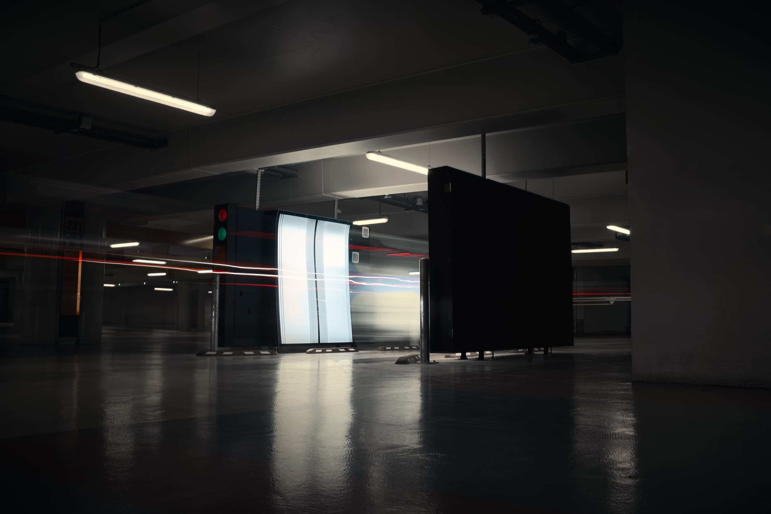 Fleet vehicle being scanned by ProovStation