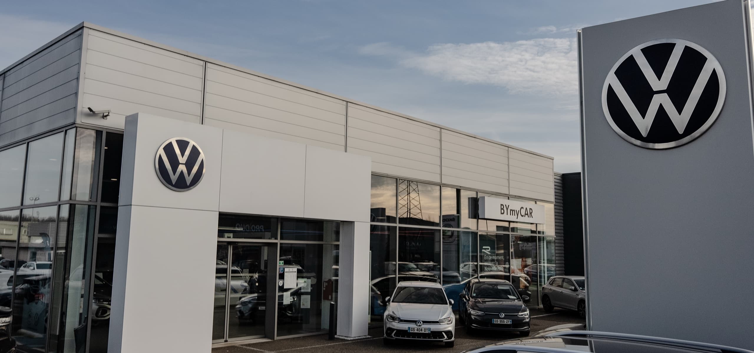 Volkswagen BYmyCAR Villefranche dealership running ProovStation